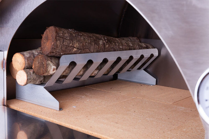 Rossofuoco Campagnolo Wood-Fired Oven 79 X 69 Cm - Stainless Steel/Red