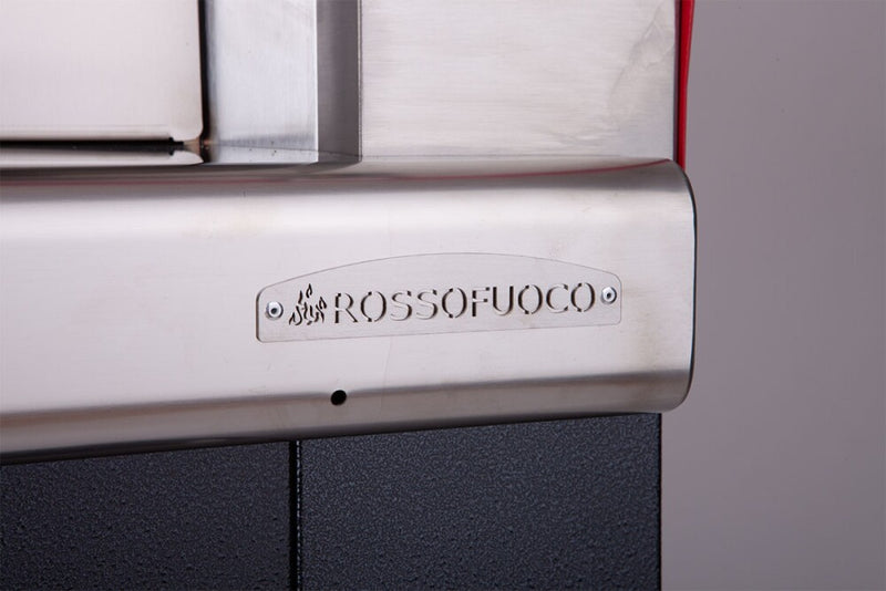 Rossofuoco Campagnolo Wood-Fired Oven 79 X 69 Cm - Stainless Steel/Red
