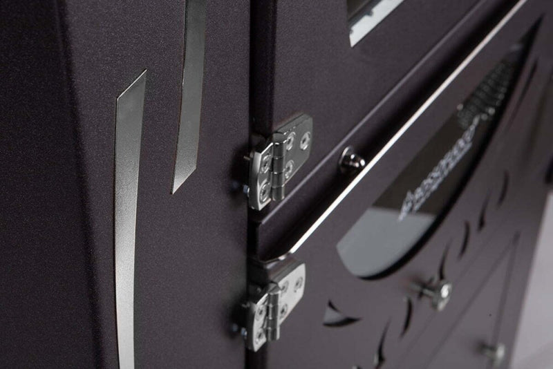 Rossofuoco Fiamma Wood-fired Oven 75 x 77 cm - Anthracite/Stainless Steel