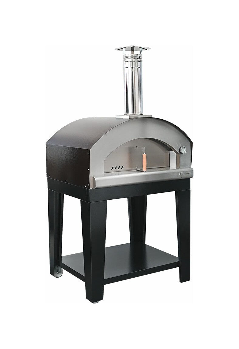 Rossofuoco NONNA LUISA Outdoor Wood-Fired Oven 99 x 78cm - Brown/Stainless