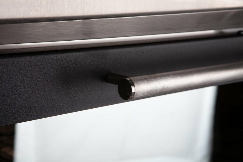 Rossofuoco Sedicinoni Wood-fired oven 100 x 78 cm - Stainless Steel with Falo