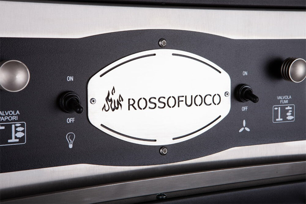 Rossofuoco SEDICINONI Outdoor wood-fired oven 100 x 78 cm with separate combustion - stainless steel