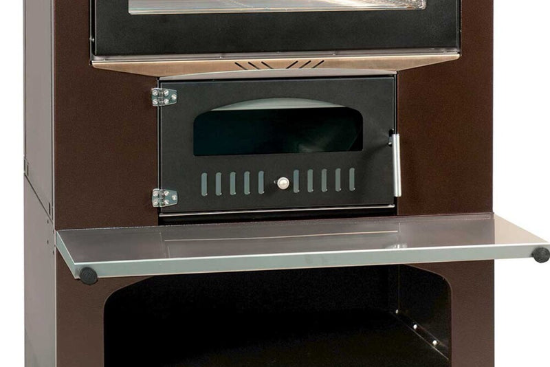 Rossofuoco Sedicinoni Country Wood-fired oven 100 x 78 cm - Brown/Stainless Steel