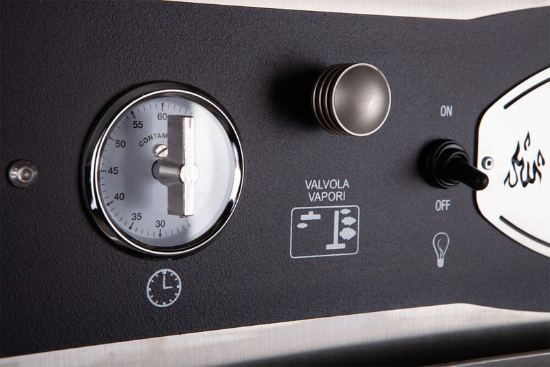 Rossofuoco Sedicinoni Built-in Wood-fired Oven 100 x 78 cm - Stainless Steel