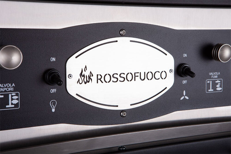 Rossofuoco Sedicinoni Built-in Wood-fired Oven 100 x 78 cm - Stainless Steel