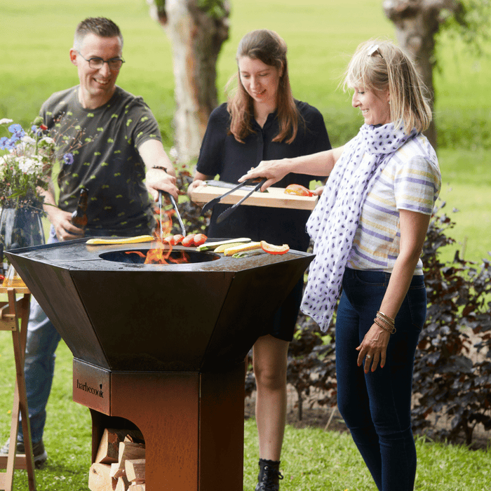 Barbecook Nestor Original corten steel wood barbecue