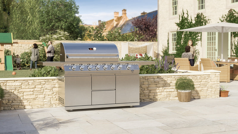 Whistler Cirencester 6 Burner Barbecue with Side Burner
