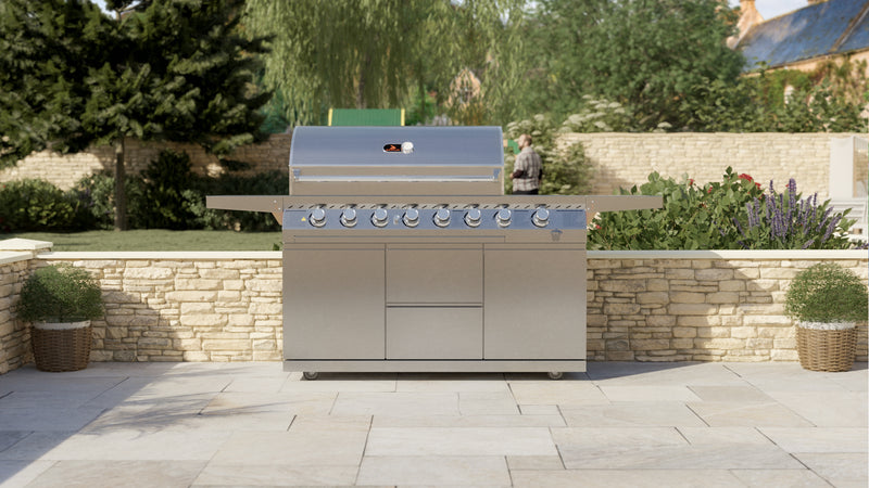 Whistler Cirencester 6 Burner Barbecue with Side Burner