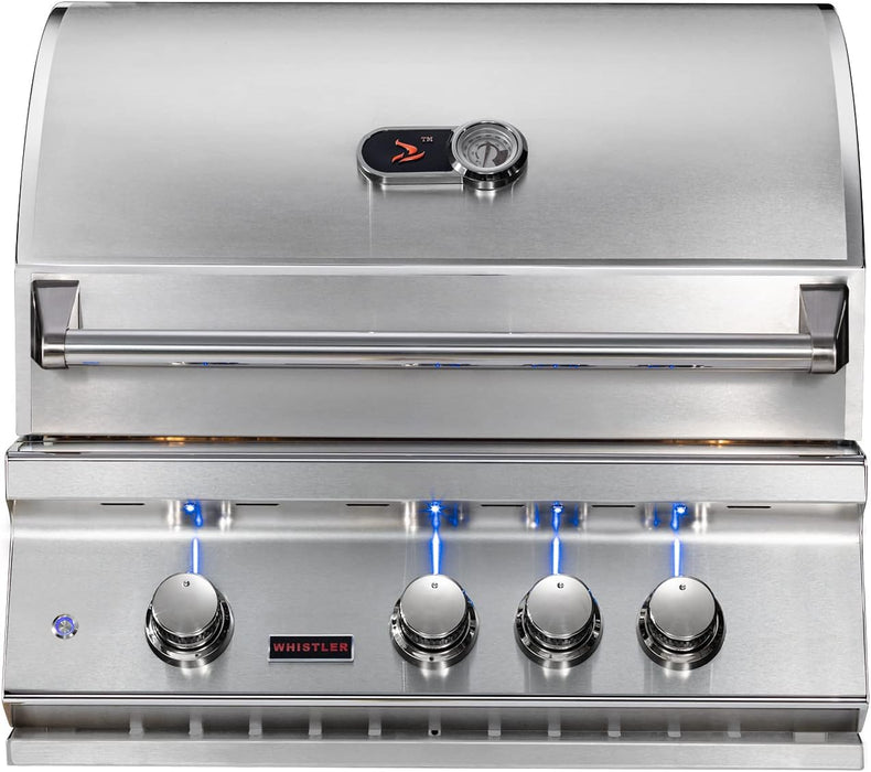 Whistler Burford 3 Burner Barbecue with Rotisserie and Weather Cover