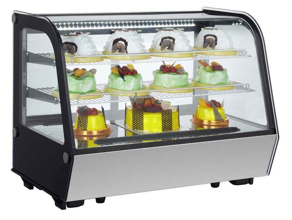 CHEFSRANGE RTW160L4 3 TIER COUNTER TOP REFRIGERATED DISPLAY