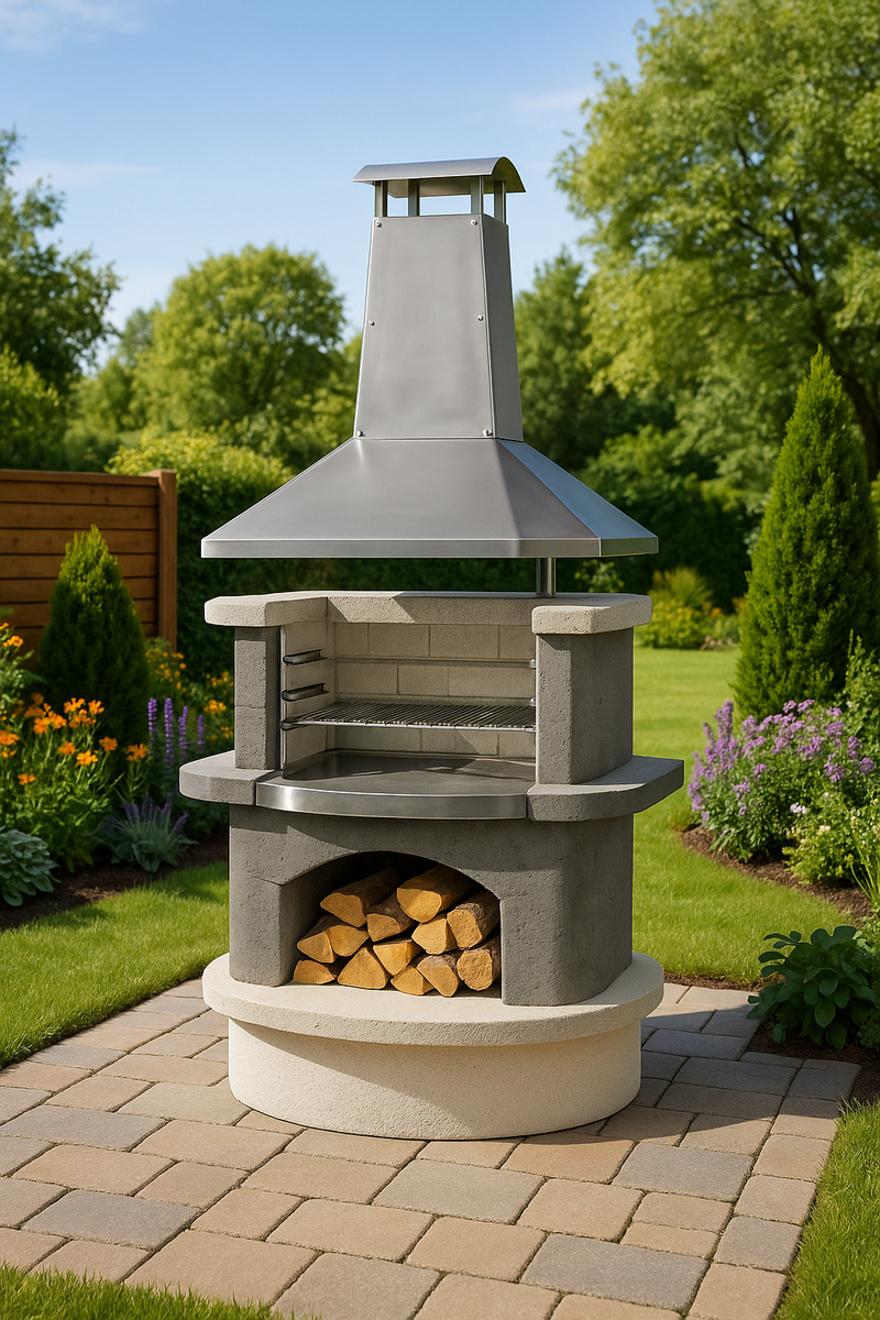 Buschbeck Zurich Masonry Barbecue and Base
