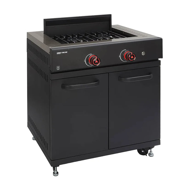 GRLLR Outdoor Kitchen Kamado Stove and Open shelve