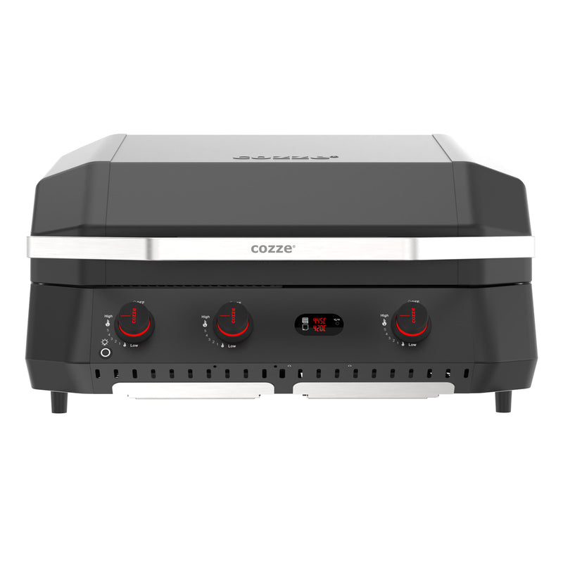 Cozze G-800 COMB0 Plancha-Grill, 3 Gas burners