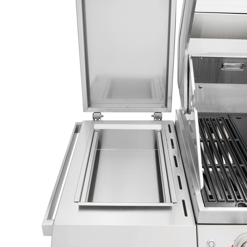 BeefEater 7000 Series Premium 5 Burner Gas BBQ with Cabinet Trolley and Side Burner