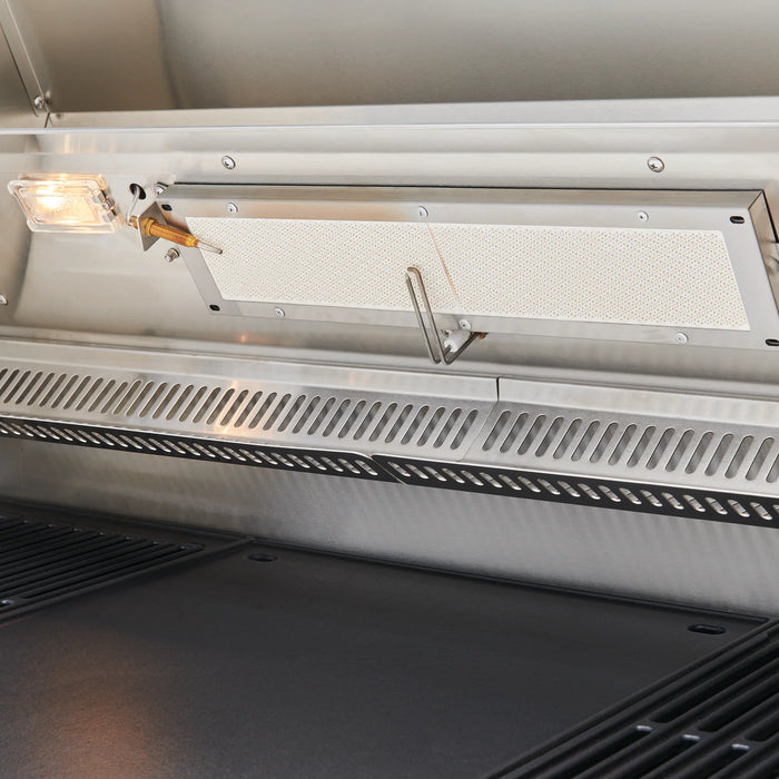 BeefEater 7000 Series Premium 5 Burner Gas BBQ with Cabinet Trolley and Side Burner