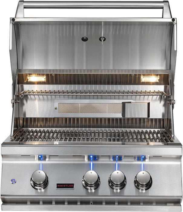 Whistler Burford 3 Burner Barbecue with Rotisserie and Weather Cover