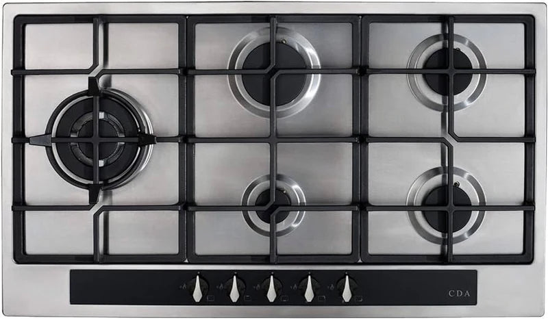 CDA HG9351SS Five burner gas hob