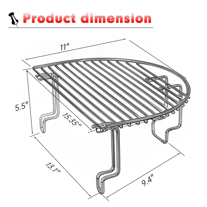 Grill Grates Replacement for Primo Grill Stainless steel