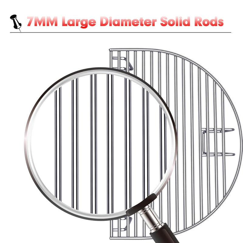 Grill Grates Replacement for Primo Grill Stainless steel