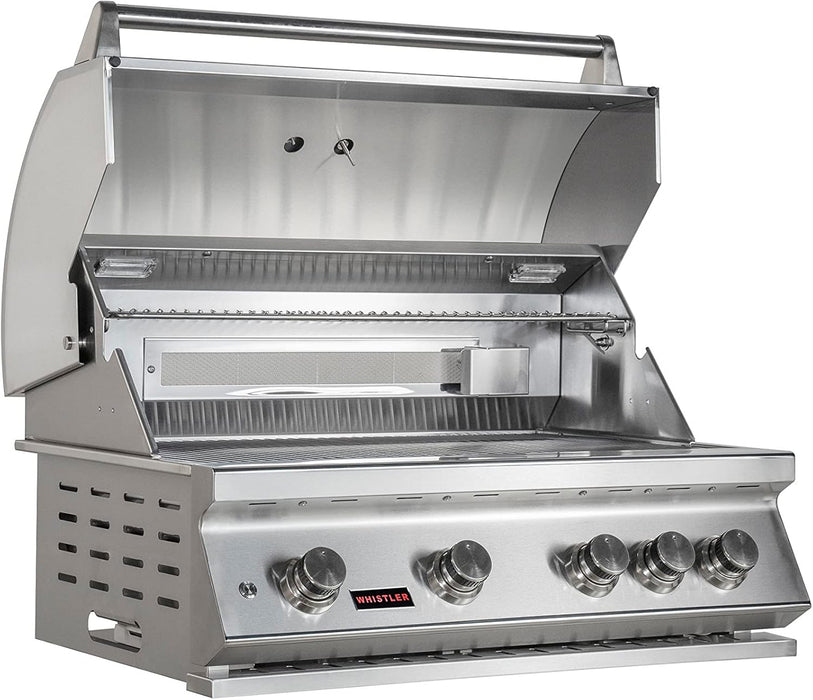 Whistler Burford 4 Burner Barbecue with Rotisserie and Weather Cover