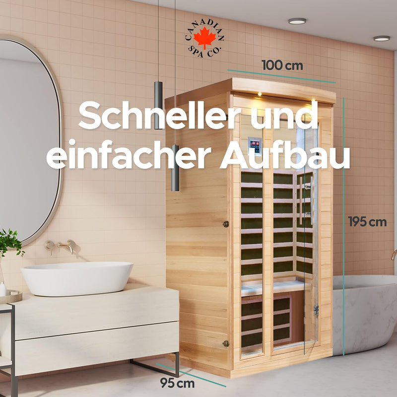 Chilliwack 2 Person Infrared indoor Sauna ( Ex Demo )