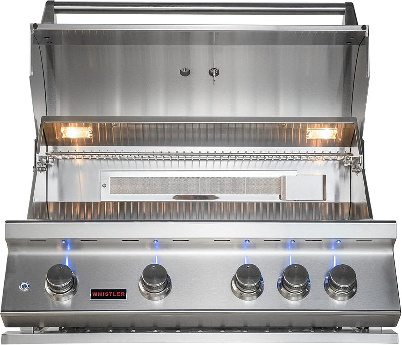 Whistler Burford 4 Burner Barbecue with Rotisserie and Weather Cover