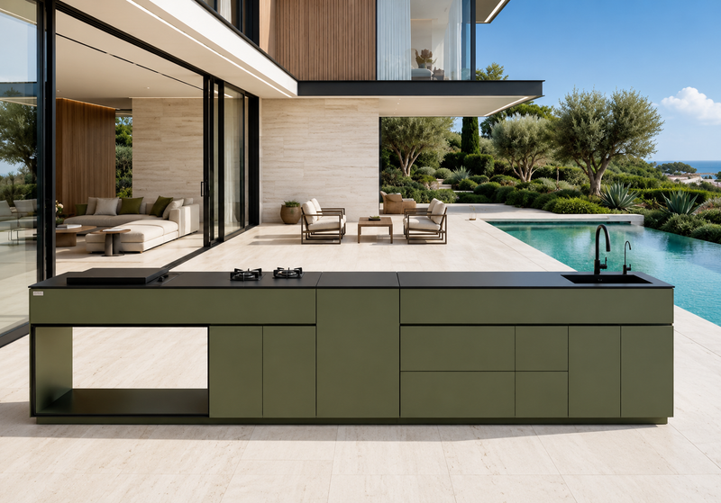 Grillionaire Moss Grade II Outdoor Kitchen
