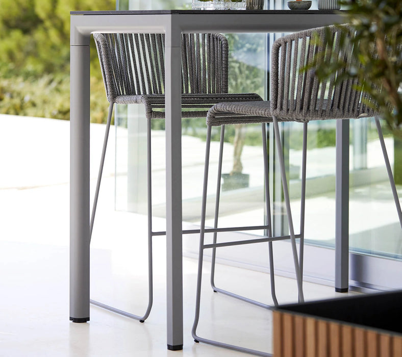 Outdoor & Indoor Drop bar table, 150x75 cm Lava grey