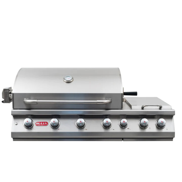 Bull  Built-in 7 Burner Gas BBQ Grill - Stainless Steel