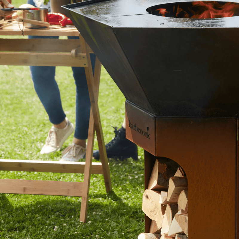 Barbecook Nestor Original corten steel wood barbecue