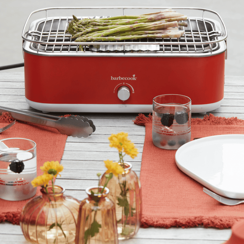 Barbecook E-Carlo Electric Table Grill in Red