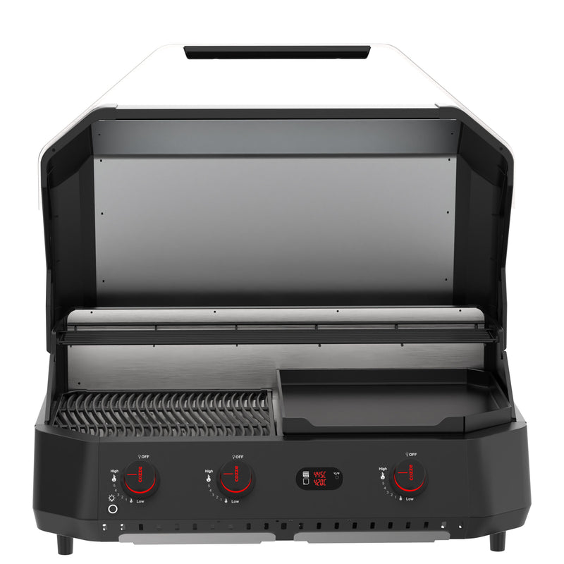 Cozze G-800 COMB0 Plancha-Grill, 3 Gas burners
