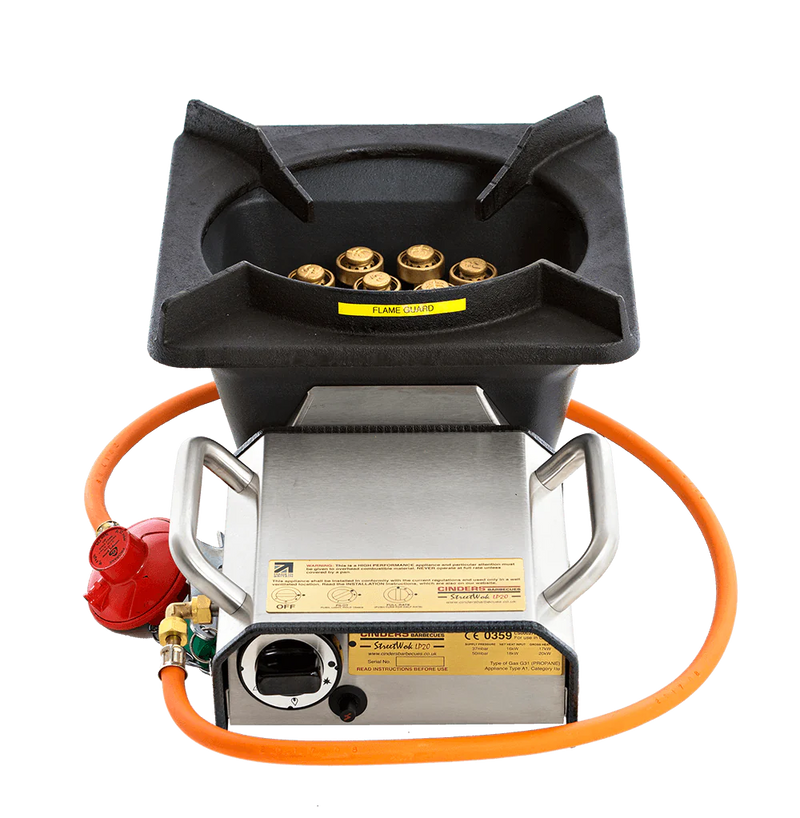 CT135 Cinders StreetWok Tabletop Gas Wok Burner LP20