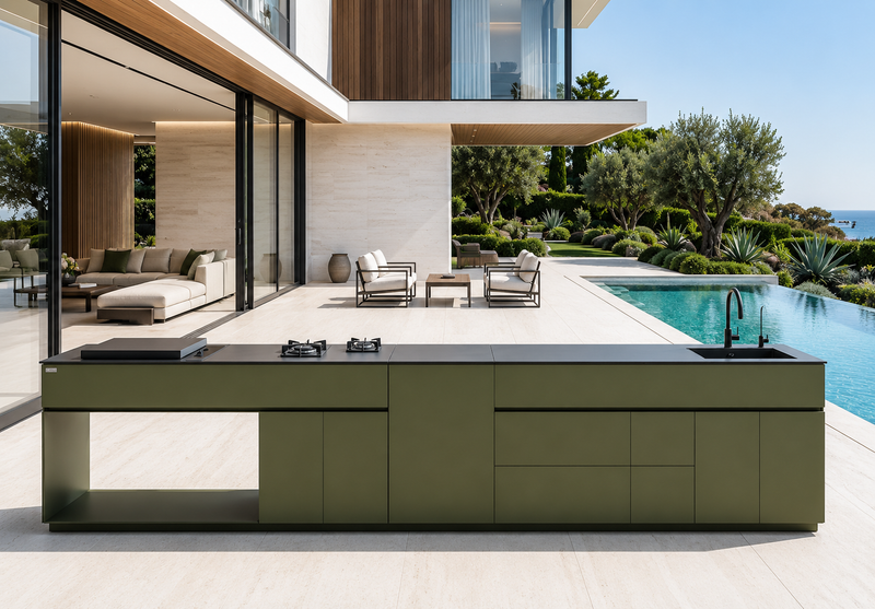 Grillionaire Moss Grade II Outdoor Kitchen