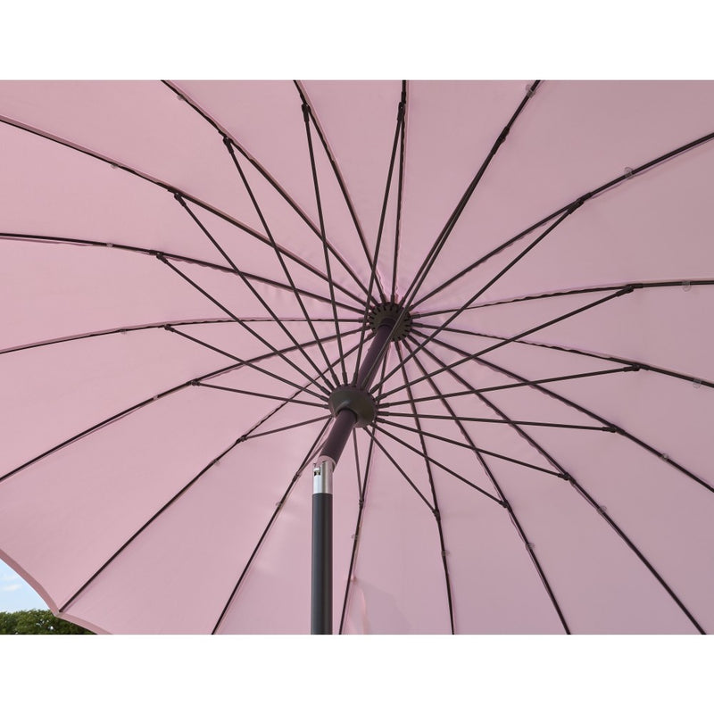 Royce Geisha 2.7m Pink Canopy Parasol with Night Cover