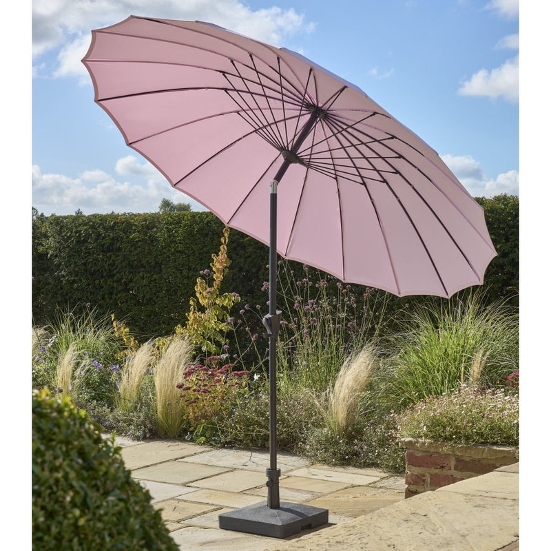 Royce Geisha 2.7m Pink Canopy Parasol with Night Cover