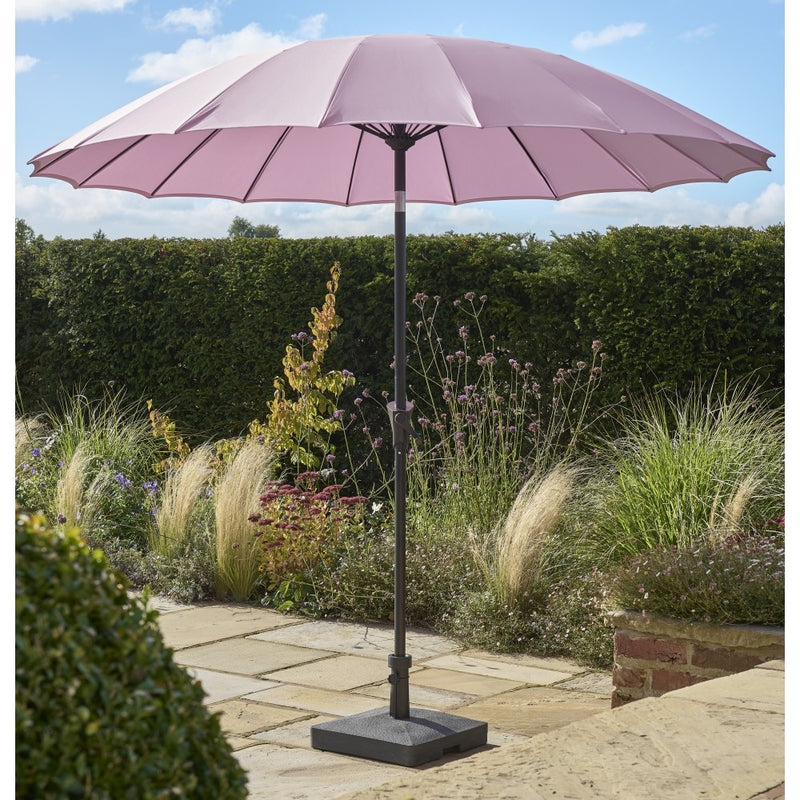 Royce Geisha 2.7m Pink Canopy Parasol with Night Cover