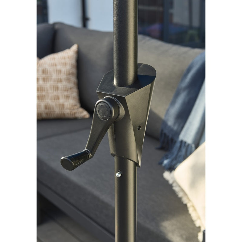 Royce Geisha 2.7m Ice Blue Canopy Parasol with Night Cover