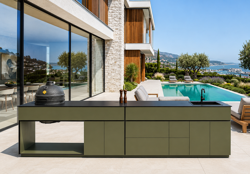 Grillionaire Moss Grade I Outdoor Kitchen