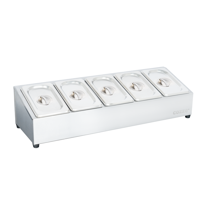 Cozze Topping station