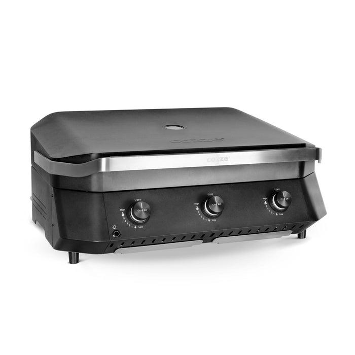 Cozze Outdoor kitchen plus 3 Burner Plancha 800 Gas BBQ and Sink |3M
