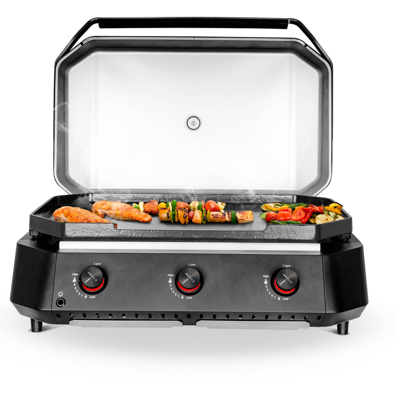 Cozze 3 Burner Plancha 800 Gas BBQ