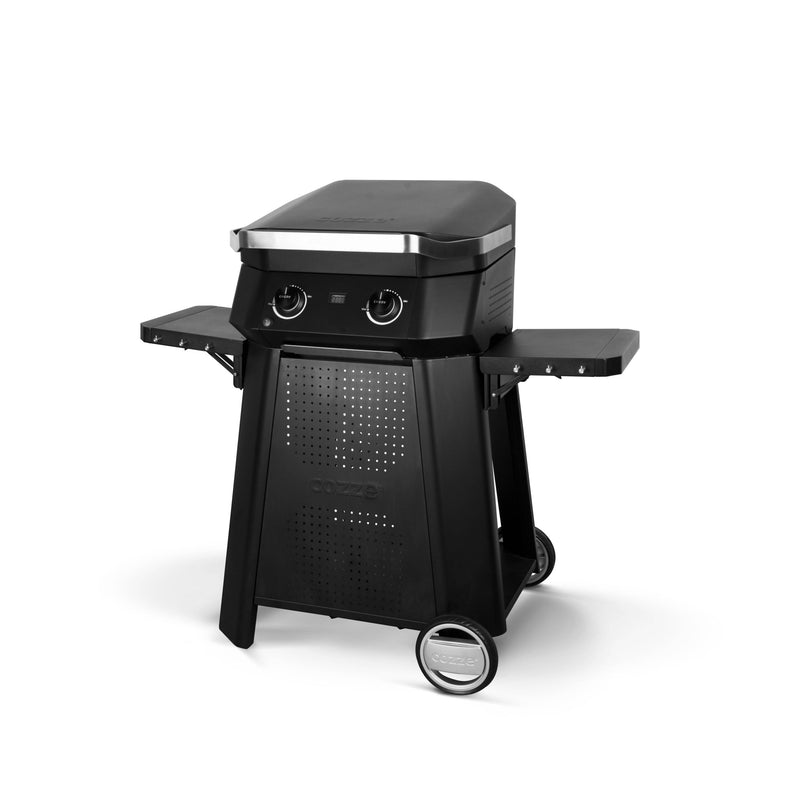 Cozze 2 Burner Plancha 500 Gas BBQ and Cart