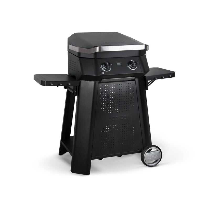 Cozze 2 Burner Plancha 500 Gas BBQ and Cart