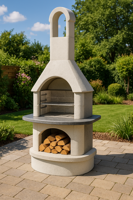 Buschbeck Ambiente Masonry Barbecue and Base