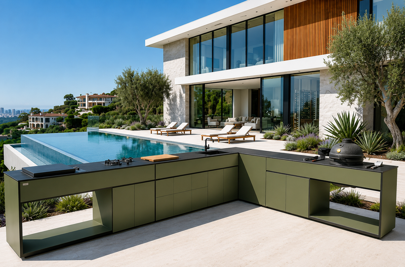Grillionaire Moss Grade V Outdoor Kitchen
