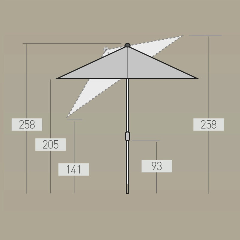 Luxurious Air Anthracite/Wood Outdoor Bar, 1.1M Made of Aluminium, Modular System for Private and Commercial Use