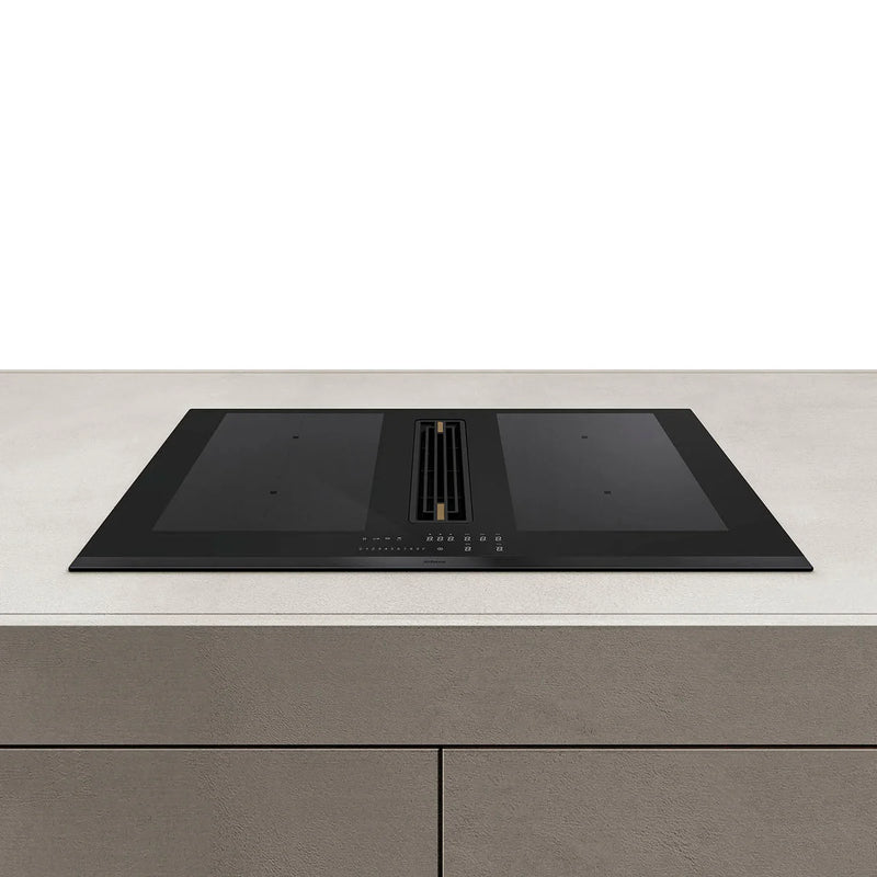 Airforce Innova Artis Plus 80cm Central Venting Induction Hob with On-Board Motor & Matte Black Glass-Recirculating Model