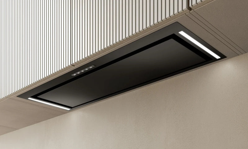 Airforce Compact In 53cm Built-In Cooker Hood with Touch Control-Black Finish