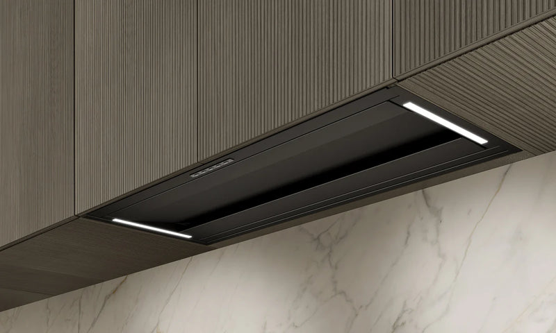 Airforce Inside In 90cm Built-In Cooker Hood with Touch Control- Black Stainless Steel Finish